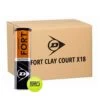 Carton 18 Tubes De 4 Balles Dunlop Fort Clay Court 1 Carton 18 Tubes De 4 Balles Dunlop Fort Clay Court -Tennis Équipement Magasin carton 18 tubes de 4 balles dunlop fort clay court