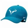 Casquette NikeCourt AeroBill Rafa Heritage86 Bleu Turquoise 2 Casquette NikeCourt AeroBill Rafa Heritage86 Bleu Turquoise -Tennis Équipement Magasin casquette nikecourt aerobill rafa heritage86 bleu turquoise
