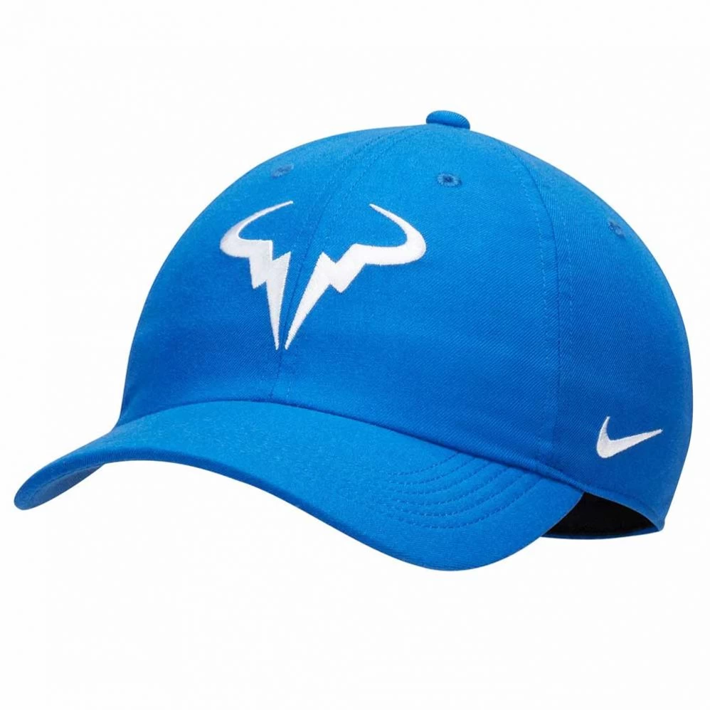 Casquette NikeCourt AeroBill Rafa Heritage86 Bleu 3 Casquette NikeCourt AeroBill Rafa Heritage86 Bleu