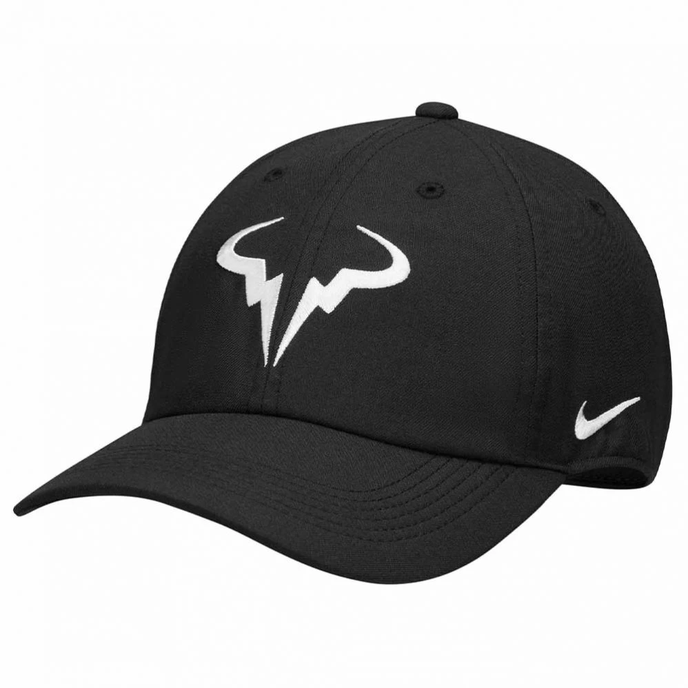 Casquette NikeCourt AeroBill Rafa Heritage86 Noir 3 Casquette NikeCourt AeroBill Rafa Heritage86 Noir