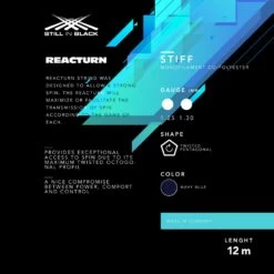 Cordage Still In Black Reacturn 12m -Tennis Équipement Magasin cordage still in black reacturn 12m 1