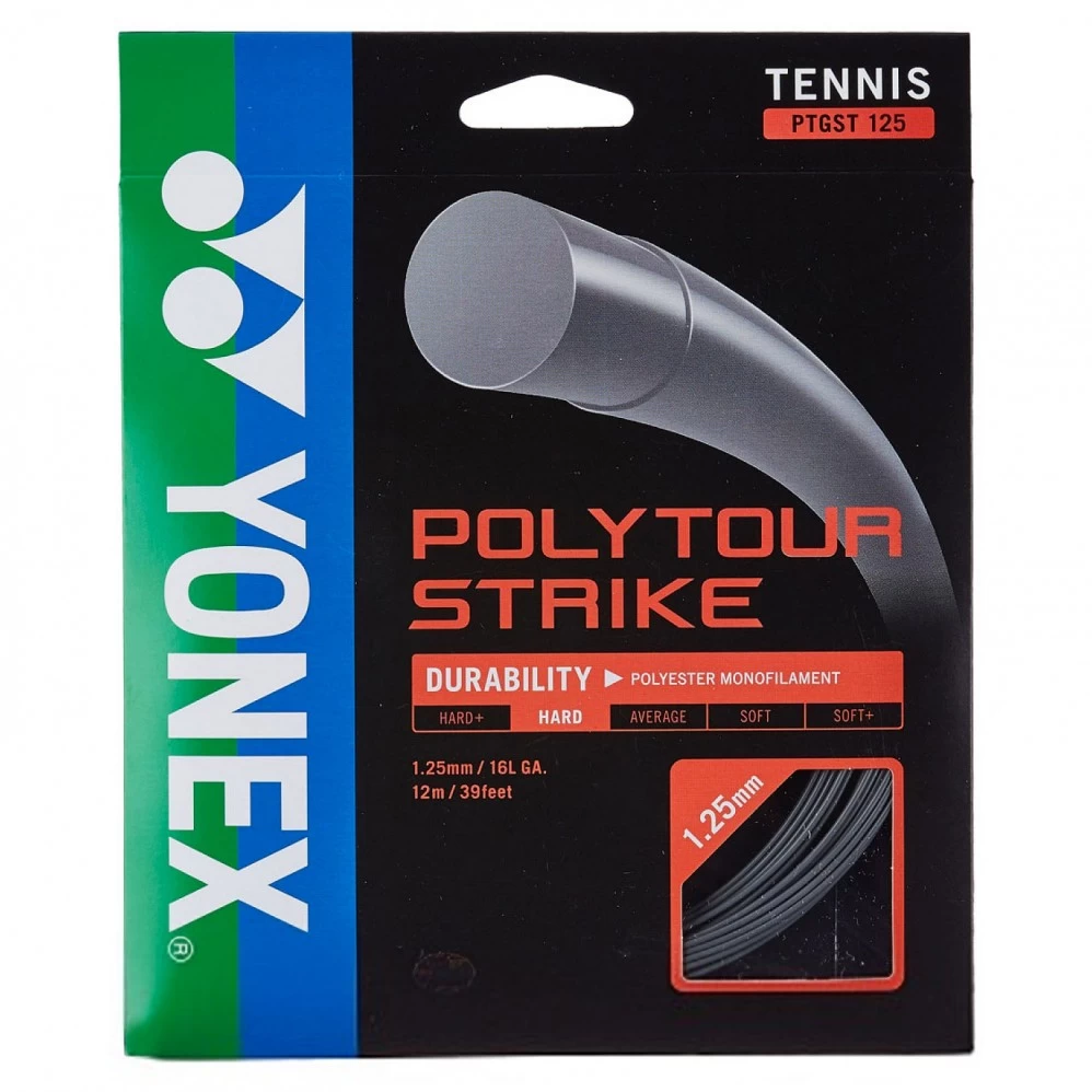 Cordage Yonex Poly Tour Strike Noir 12m 3 Cordage Yonex Poly Tour Strike Noir 12m