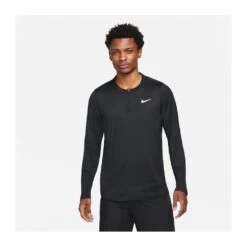 Haut Nike Advantage 1/2 Zip Manche Longue Noir