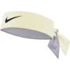 Headband Nike Dri-Fit Alabaster / Noir -Tennis Équipement Magasin headband nike dri fit alabaster noir