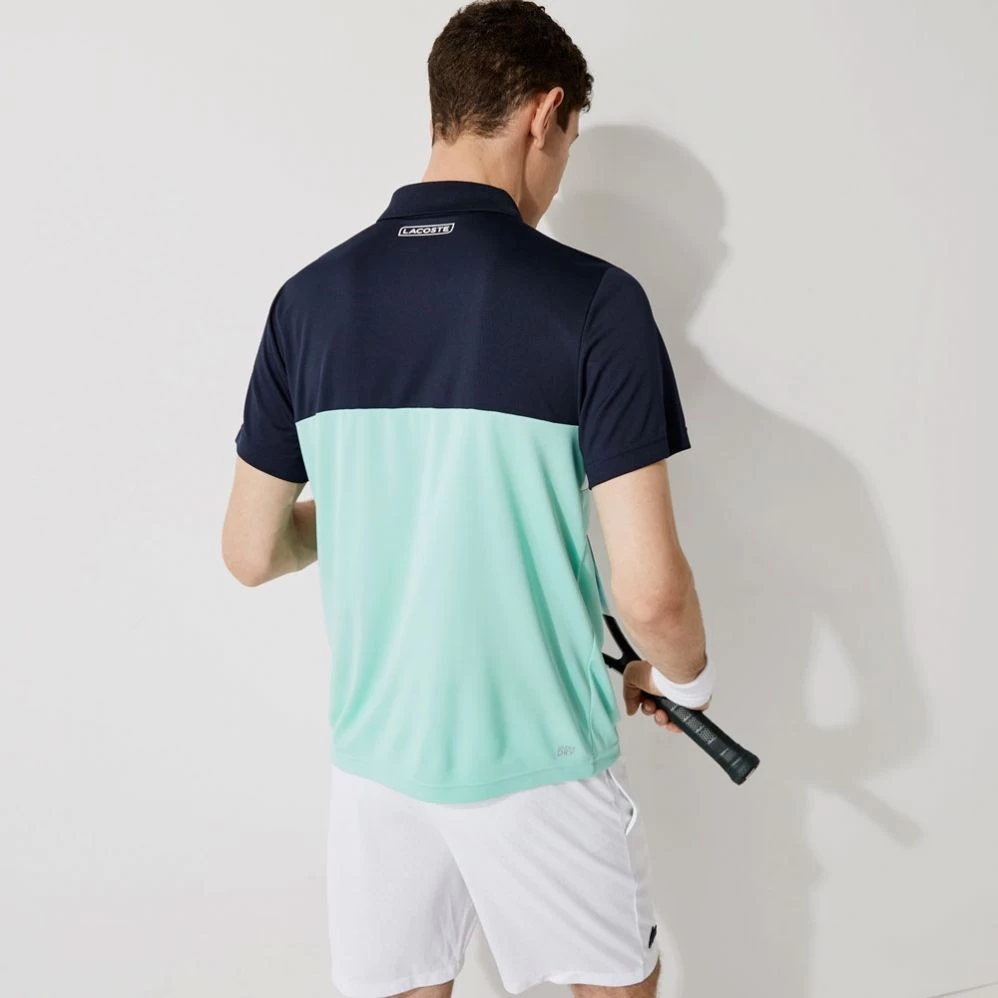 Polo Lacoste Sport Colorblock Bleu / Rouge / Vert 5 Polo Lacoste Sport Colorblock Bleu / Rouge / Vert – Image 3