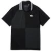 Polo Lacoste Sport Damier Noir -Tennis Équipement Magasin polo lacoste sport damier noir