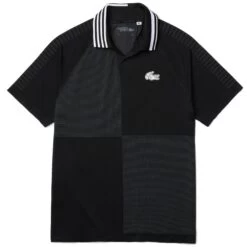 Polo Lacoste Sport Damier Noir