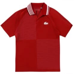 Polo Lacoste Sport Damier Rouge