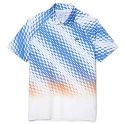 Polo Lacoste Sport Melbourne Novak Djokovic Blanc / Bleu