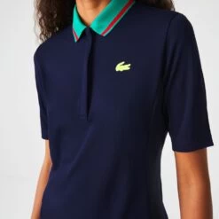 Polo Lacoste Sport Piqué Femme Bleu Marine 10 Polo Lacoste Sport Piqué Femme Bleu Marine -Tennis Équipement Magasin polo lacoste sport pique femme bleu marine 2