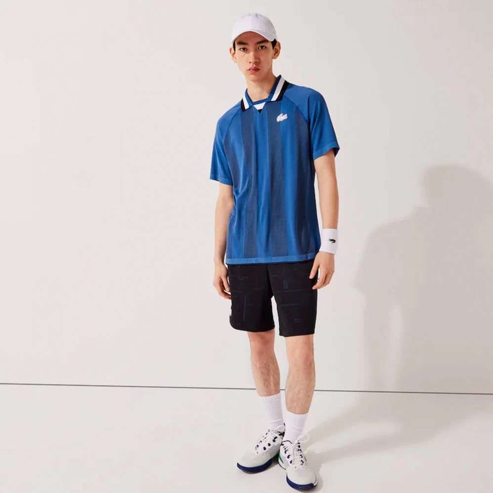 Polo Lacoste Sport Sans Couture Bleu 4 Polo Lacoste Sport Sans Couture Bleu – Image 2