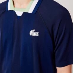 Polo Lacoste Sport Sans Couture Bleu Marine -Tennis Équipement Magasin polo lacoste sport sans couture bleu marine 3