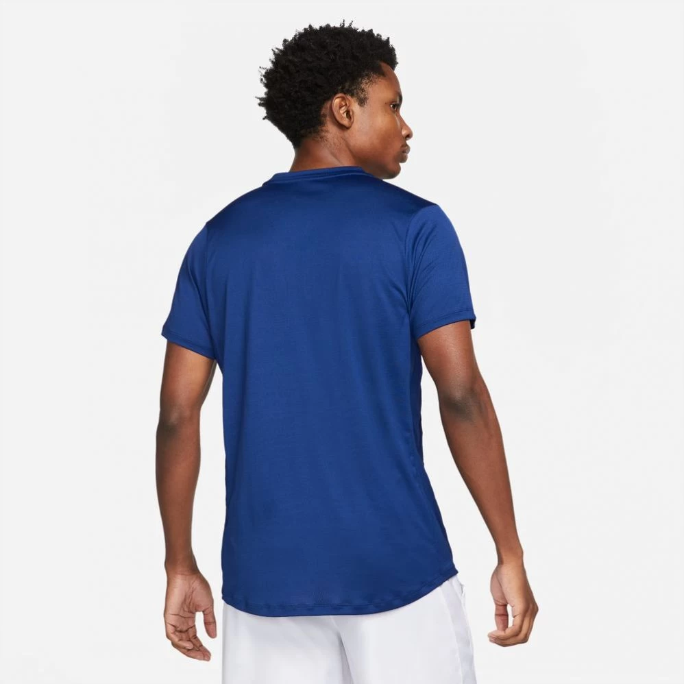 Polo Nike Court Dri-Fit Advantage Bleu 4 Polo Nike Court Dri-Fit Advantage Bleu – Image 2