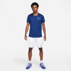 Polo Nike Court Dri-Fit Advantage Bleu 9 Polo Nike Court Dri-Fit Advantage Bleu -Tennis Équipement Magasin polo nike court dri fit advantage bleu 3