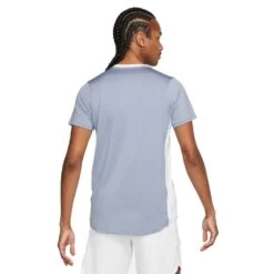 Polo Nike Court Dri-Fit Advantage Bleu Gris 8 Polo Nike Court Dri-Fit Advantage Bleu Gris -Tennis Équipement Magasin polo nike court dri fit advantage bleu gris 2