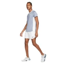 Polo Nike Court Dri-Fit Advantage Bleu Gris 9 Polo Nike Court Dri-Fit Advantage Bleu Gris -Tennis Équipement Magasin polo nike court dri fit advantage bleu gris 3