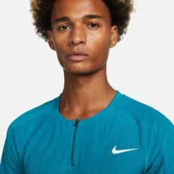 Polo Nike Court Dri-Fit Slam Turquoise 7 Polo Nike Court Dri-Fit Slam Turquoise -Tennis Équipement Magasin polo nike court dri fit slam turquoise 2