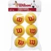 Sachet De 6 Balles En Mousse Wilson Starter Foam 1 Sachet De 6 Balles En Mousse Wilson Starter Foam -Tennis Équipement Magasin sachet de 6 balles en mousse wilson starter foam