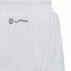 Short Adidas Junior Club 3 Bandes Blanc -Tennis Équipement Magasin short adidas junior club 3 bandes blanc 2