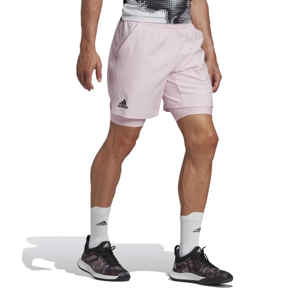 Short Adidas US Series 2N1 Rose 4 Short Adidas US Series 2N1 Rose – Image 2