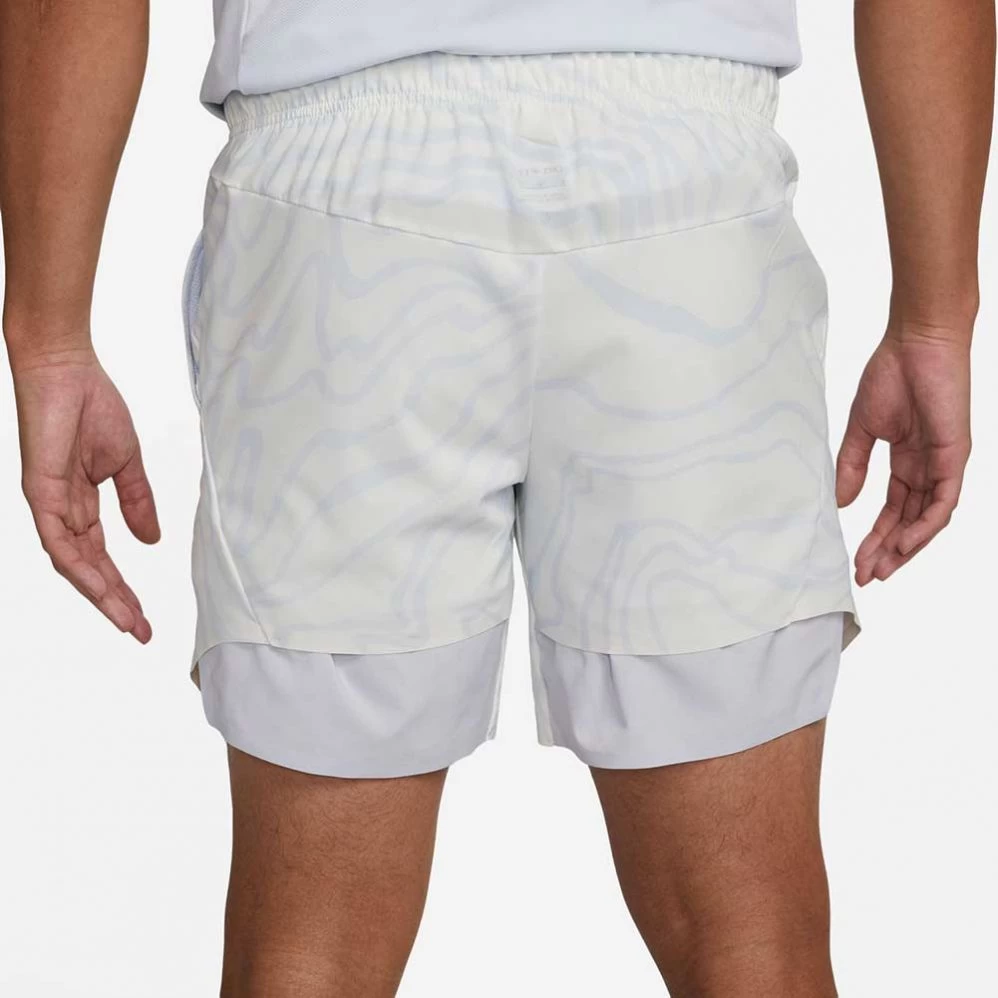 Short NikeCourt Dri-Fit Slam AO Printed Blanc 23cm 3 Short NikeCourt Dri-Fit Slam AO Printed Blanc 23cm – Image 2