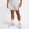 Short NikeCourt Dri-Fit Slam AO Printed Blanc 23cm -Tennis Équipement Magasin short nikecourt dri fit slam ao printed blanc 23cm