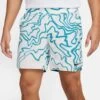 Short NikeCourt Dri-Fit Slam AO Printed Bleu 23cm 1 Short NikeCourt Dri-Fit Slam AO Printed Bleu 23cm -Tennis Équipement Magasin short nikecourt dri fit slam ao printed bleu 23cm