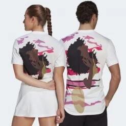 T-shirt Adidas New York Graphic Magugu Blanc -Tennis Équipement Magasin t shirt adidas new york graphic magugu blanc 2