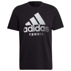 T-Shirt Adidas Tennis Graphic Noir