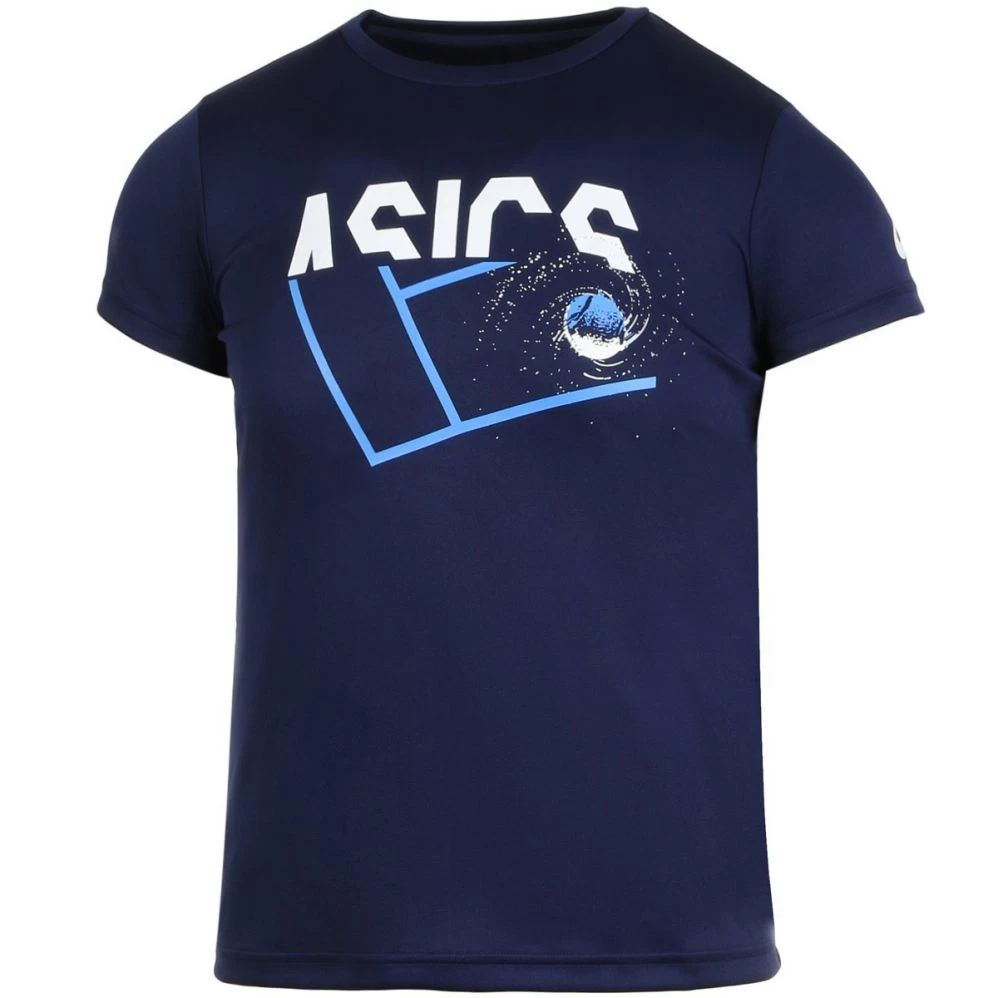 T-Shirt Asics Junior Tennis GPX Bleu Marine 3 T-Shirt Asics Junior Tennis GPX Bleu Marine