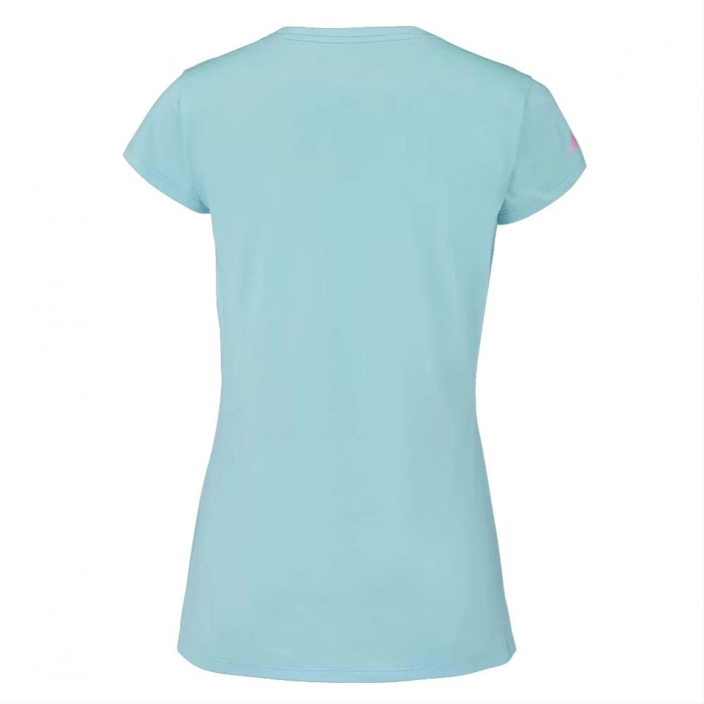 T-Shirt Babolat Exercise Flag Femme Bleu Chiné 4 T-Shirt Babolat Exercise Flag Femme Bleu Chiné – Image 2