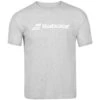 T-Shirt Babolat Exercise Gris Chiné 2 T-Shirt Babolat Exercise Gris Chiné -Tennis Équipement Magasin t shirt babolat exercise gris chine
