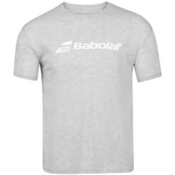 T-Shirt Babolat Exercise Gris Chiné