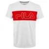 T-Shirt Fila Rudi Blanc / Rouge -Tennis Équipement Magasin t shirt fila rudi blanc rouge