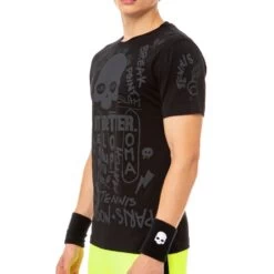 T-Shirt Hydrogen Graffiti Noir / Anthracite 8 T-Shirt Hydrogen Graffiti Noir / Anthracite -Tennis Équipement Magasin t shirt hydrogen graffiti noir anthracite 1