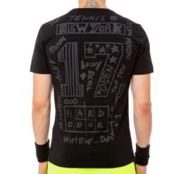 T-Shirt Hydrogen Graffiti Noir / Anthracite 9 T-Shirt Hydrogen Graffiti Noir / Anthracite -Tennis Équipement Magasin t shirt hydrogen graffiti noir anthracite 2