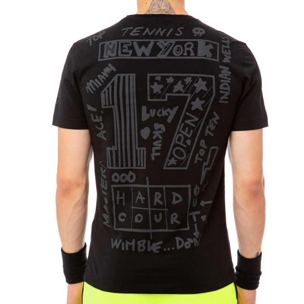 T-Shirt Hydrogen Graffiti Noir / Anthracite 5 T-Shirt Hydrogen Graffiti Noir / Anthracite – Image 3