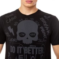 T-Shirt Hydrogen Graffiti Noir / Anthracite 10 T-Shirt Hydrogen Graffiti Noir / Anthracite -Tennis Équipement Magasin t shirt hydrogen graffiti noir anthracite 3