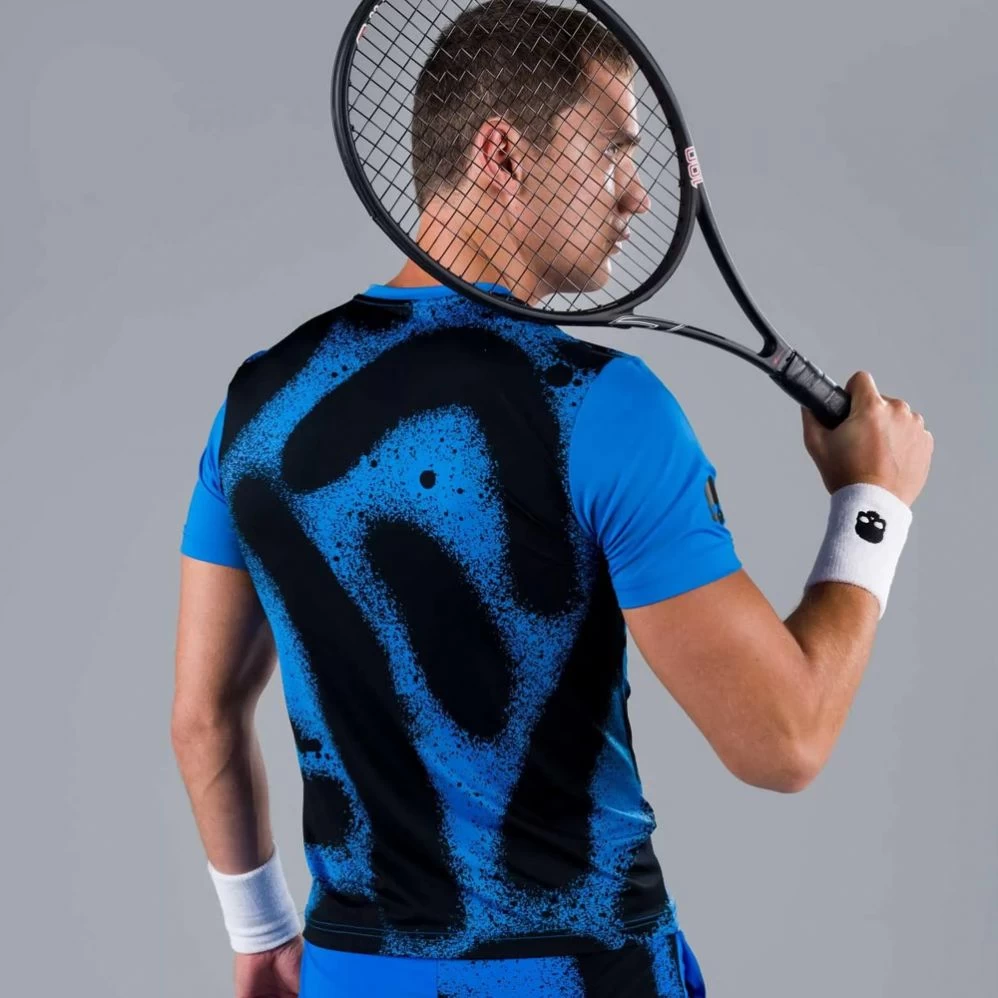 T-Shirt Hydrogen Spray Tech Bleu / Noir 4 T-Shirt Hydrogen Spray Tech Bleu / Noir – Image 2