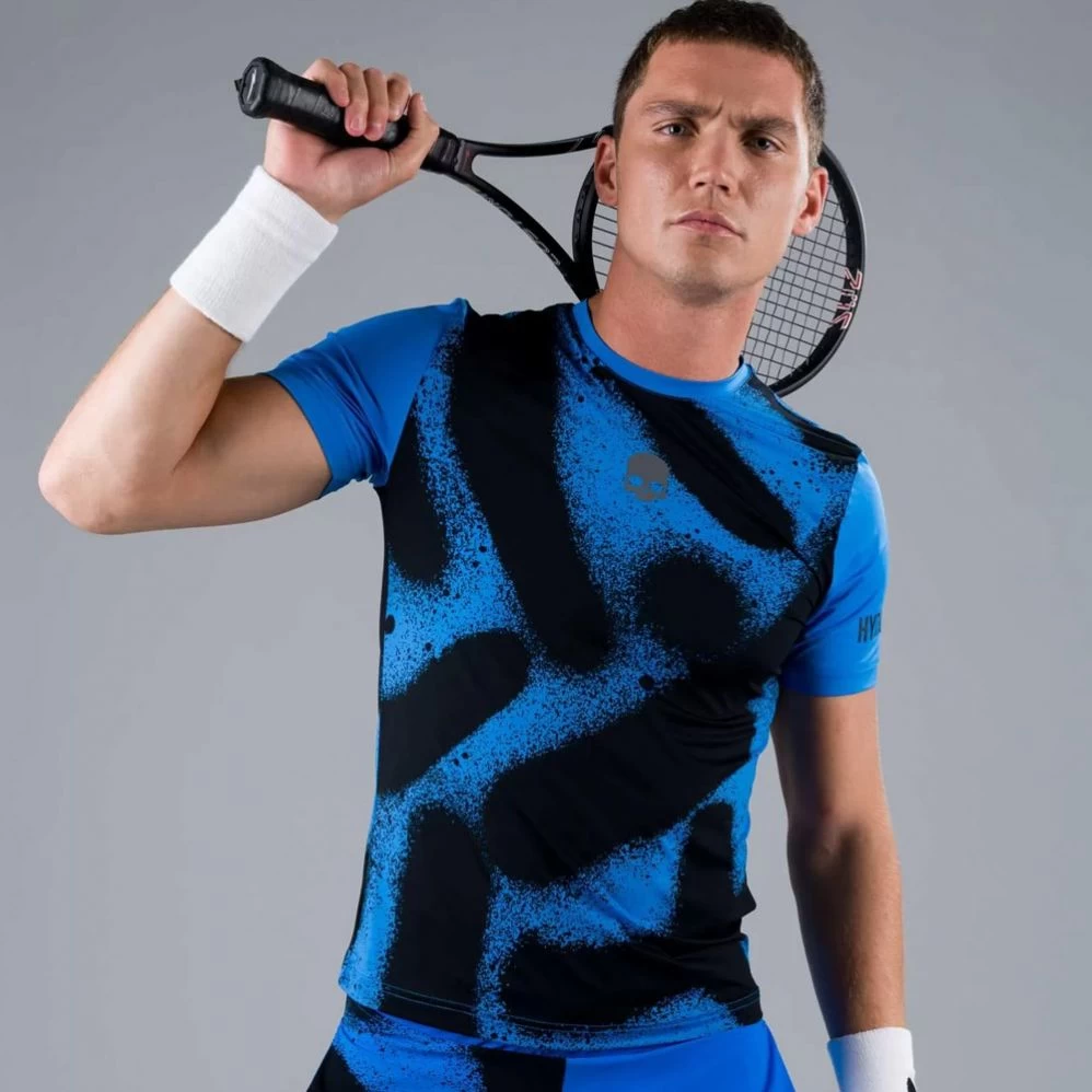 T-Shirt Hydrogen Spray Tech Bleu / Noir 3 T-Shirt Hydrogen Spray Tech Bleu / Noir