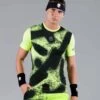 T-Shirt Hydrogen Spray Tech Jaune / Noir 1 T-Shirt Hydrogen Spray Tech Jaune / Noir -Tennis Équipement Magasin t shirt hydrogen spray tech jaune noir
