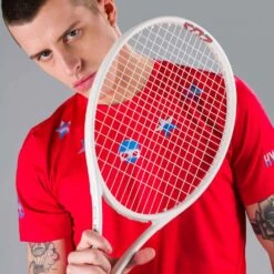 T-Shirt Hydrogen Star Tech Rouge / Bleu -Tennis Équipement Magasin t shirt hydrogen star tech rouge bleu 5
