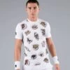 T-Shirt Hydrogen Tattoo Tech Blanc -Tennis Équipement Magasin t shirt hydrogen tattoo tech blanc