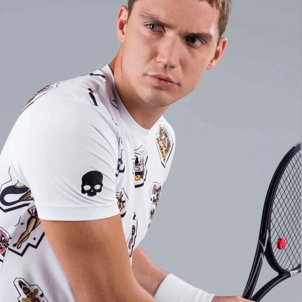 T-Shirt Hydrogen Tattoo Tech Blanc 5 T-Shirt Hydrogen Tattoo Tech Blanc – Image 3