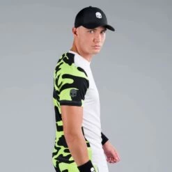 T-shirt Hydrogen Tech Camo Blanc / Jaune Fluo -Tennis Équipement Magasin t shirt hydrogen tech camo blanc jaune fluo 3