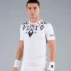 T-Shirt Hydrogen Tribal Tech Blanc / Noir -Tennis Équipement Magasin t shirt hydrogen tribal tech blanc noir