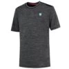 T-Shirt K-Swiss Hypercourt Tee Melange Noir 2 T-Shirt K-Swiss Hypercourt Tee Melange Noir -Tennis Équipement Magasin t shirt k swiss hypercourt tee melange noir