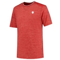 T-Shirt K-Swiss Hypercourt Tee Melange Rouge