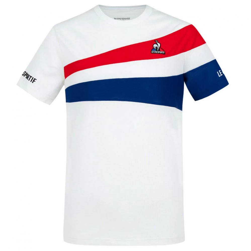 T-Shirt Le Coq Sportif Junior Blanc / Tricolore Paris 3 T-Shirt Le Coq Sportif Junior Blanc / Tricolore Paris