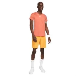 T-Shirt Nike Court Dri-Fit Advantage Corail 11 T-Shirt Nike Court Dri-Fit Advantage Corail -Tennis Équipement Magasin t shirt nike court dri fit advantage corail 4